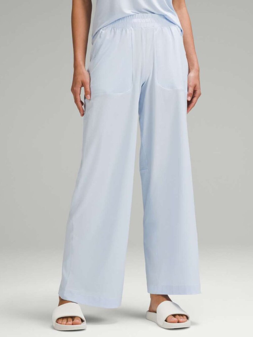 Lululemon Swift Wide-Leg Mid-Rise Pant Light Blue Size 8